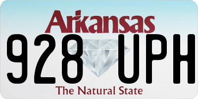 AR license plate 928UPH
