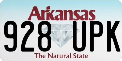 AR license plate 928UPK
