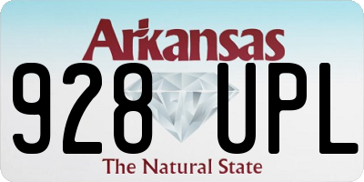AR license plate 928UPL