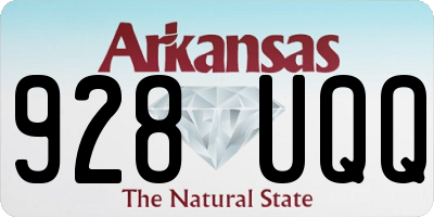 AR license plate 928UQQ
