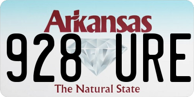 AR license plate 928URE