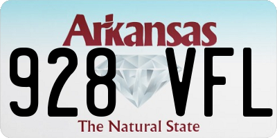 AR license plate 928VFL
