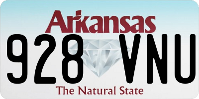 AR license plate 928VNU