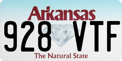 AR license plate 928VTF