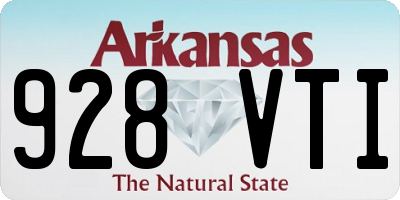 AR license plate 928VTI