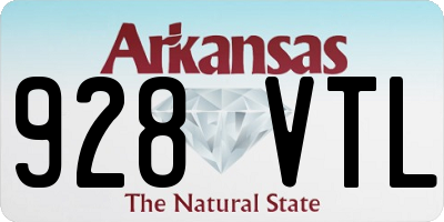 AR license plate 928VTL