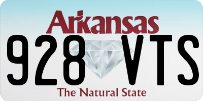 AR license plate 928VTS