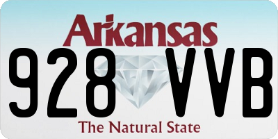 AR license plate 928VVB