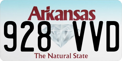 AR license plate 928VVD