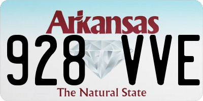 AR license plate 928VVE