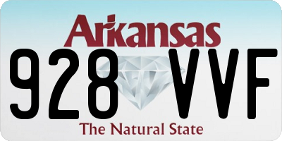 AR license plate 928VVF
