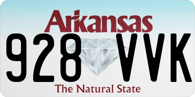AR license plate 928VVK