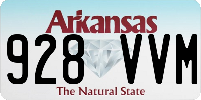 AR license plate 928VVM