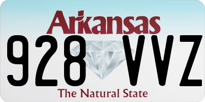 AR license plate 928VVZ