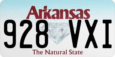 AR license plate 928VXI