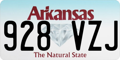 AR license plate 928VZJ