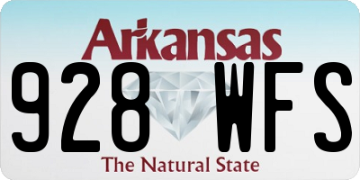 AR license plate 928WFS