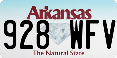 AR license plate 928WFV