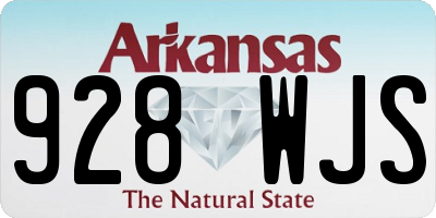 AR license plate 928WJS