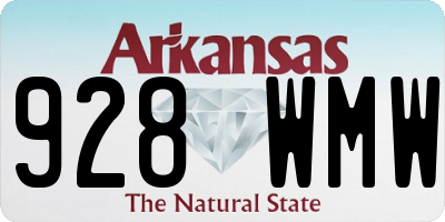 AR license plate 928WMW
