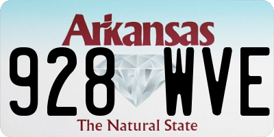AR license plate 928WVE
