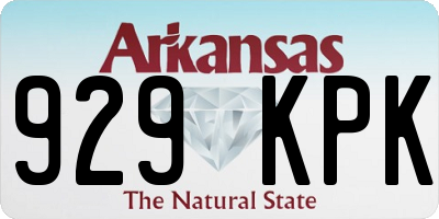 AR license plate 929KPK