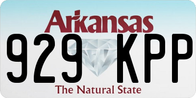 AR license plate 929KPP