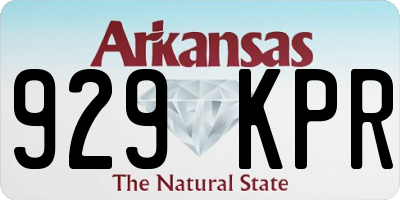 AR license plate 929KPR
