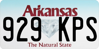 AR license plate 929KPS