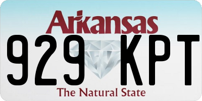 AR license plate 929KPT