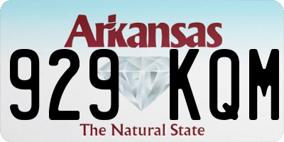 AR license plate 929KQM