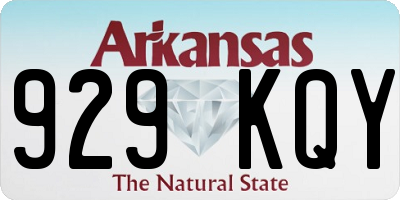AR license plate 929KQY