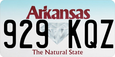 AR license plate 929KQZ