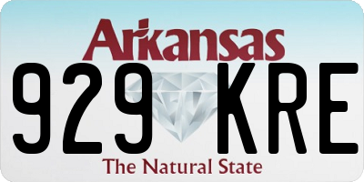 AR license plate 929KRE