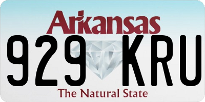 AR license plate 929KRU