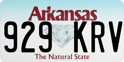 AR license plate 929KRV