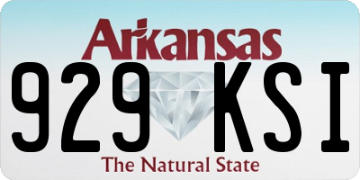 AR license plate 929KSI