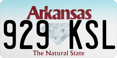 AR license plate 929KSL