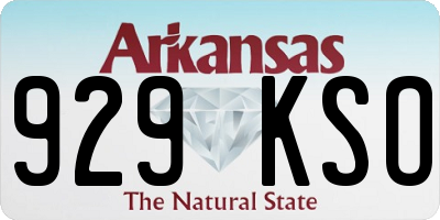 AR license plate 929KSO