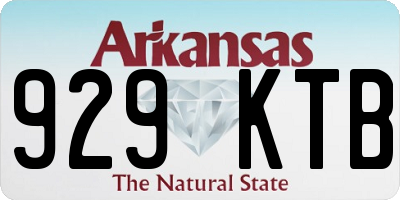 AR license plate 929KTB