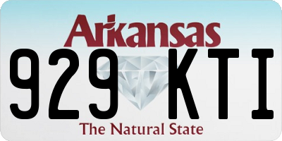 AR license plate 929KTI
