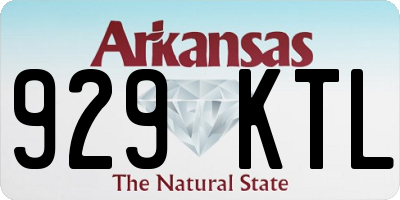 AR license plate 929KTL