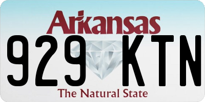 AR license plate 929KTN