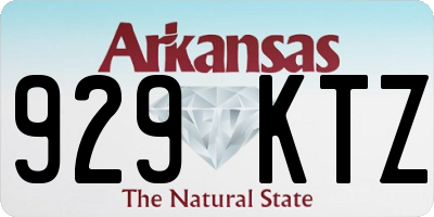 AR license plate 929KTZ