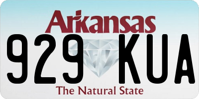 AR license plate 929KUA