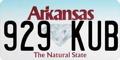 AR license plate 929KUB