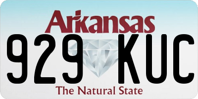 AR license plate 929KUC