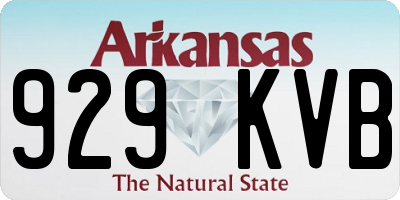 AR license plate 929KVB
