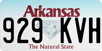 AR license plate 929KVH