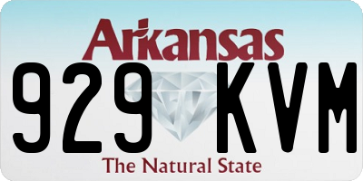 AR license plate 929KVM